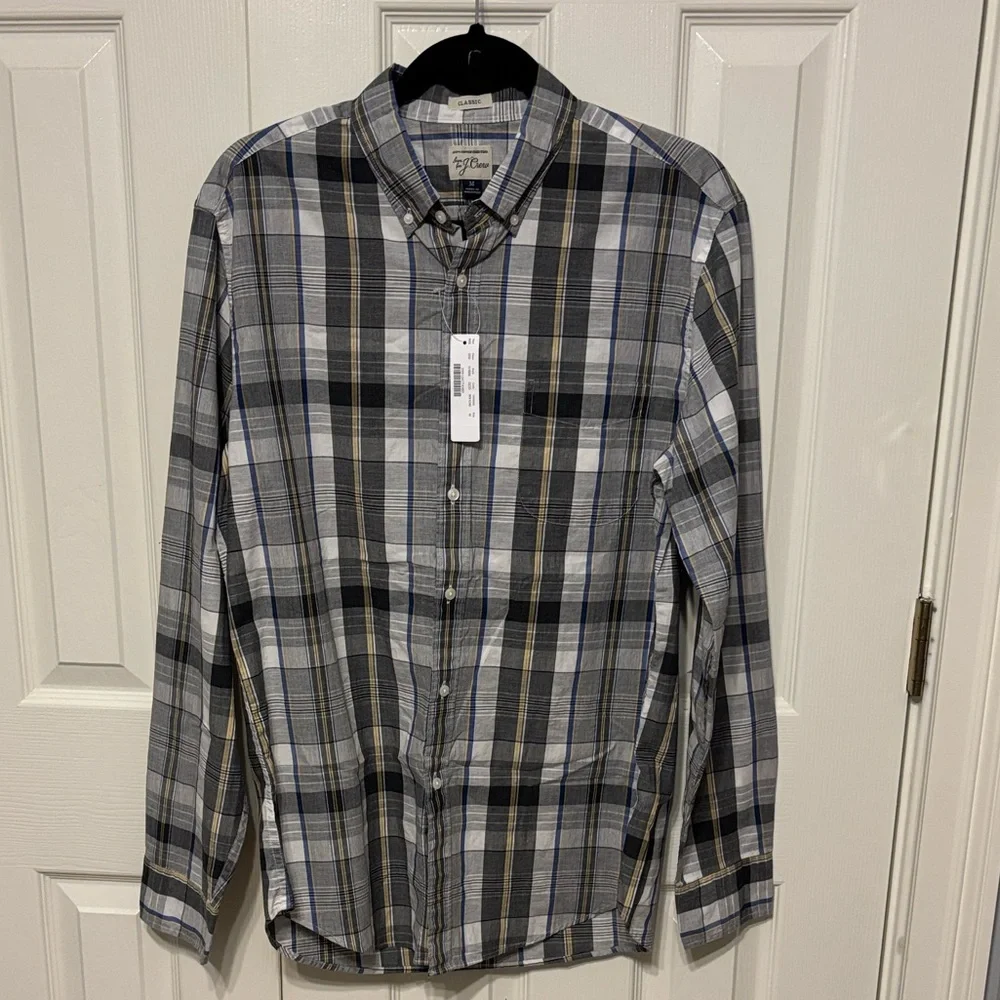J. Crew Secret Wash Cotton Poplin Shirt